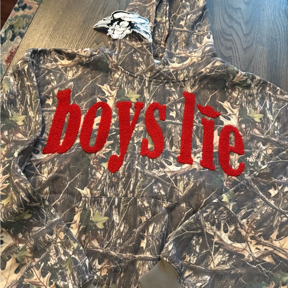 Boys Lie SET, Manhunt Kimmy Reverse Pants & Hoodie, NWT, Medium - Picture 8 of 12